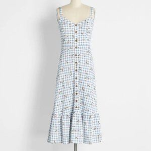 COPY - ModCloth Party on the Prarie Grounds Midi Dress | NWOT
